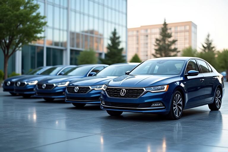 Flotte automobile d'entreprise propre et bien entretenue